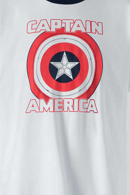  CAMISETA DEL CAPITÁN AMÉRICA REGULAR FIT PARA HOMBRE