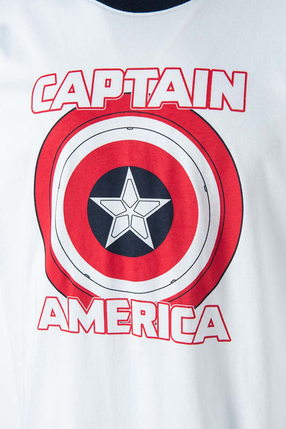  CAMISETA DEL CAPITÁN AMÉRICA REGULAR FIT PARA HOMBRE