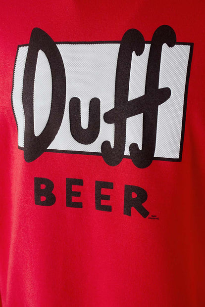  BUZO DE LOS SIMPSON ROJO CERRADO PARA HOMBRE