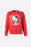 BUZO DE HELLO KITTY CERRADO ROJO PARA MUJER