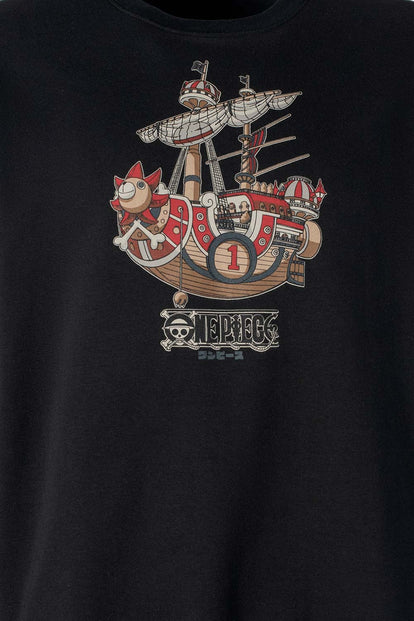  BUZO DE ONE PIECE CERRADO NEGRO PARA HOMBRE