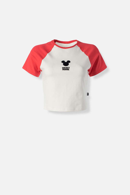 Card slide image -  CAMISETA DE MICKEY MOUSE CROP TOP PARA MUJER