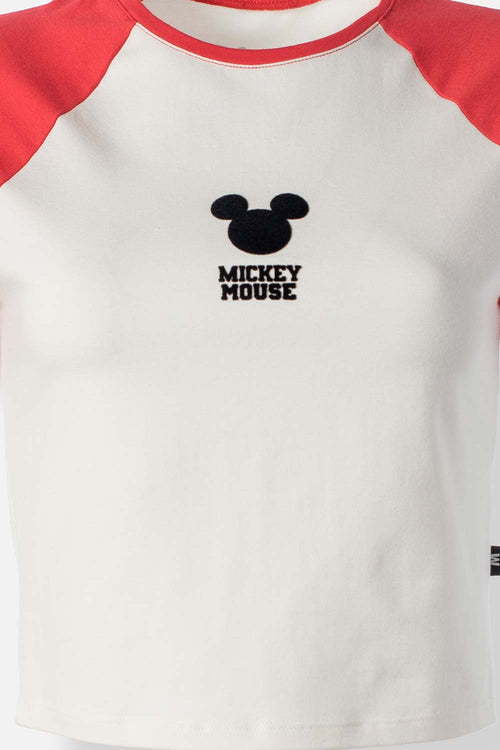 Card slide image -  CAMISETA DE MICKEY MOUSE CROP TOP PARA MUJER