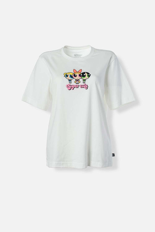 Card slide image -  CAMISETA DE LAS CHICAS SUPERPODEROSAS MARFIL PARA MUJER