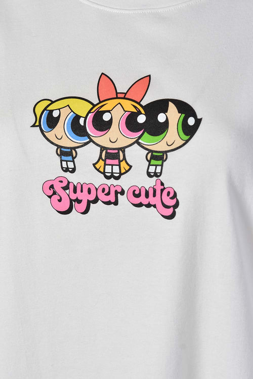 Card slide image -  CAMISETA DE LAS CHICAS SUPERPODEROSAS MARFIL PARA MUJER