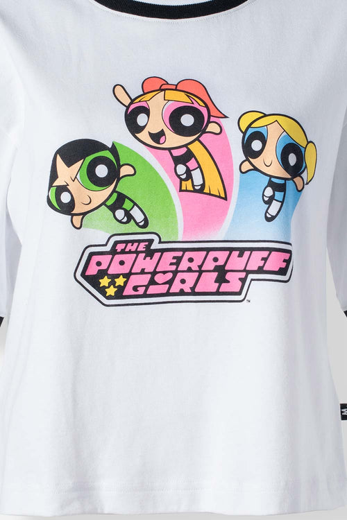 Card slide image -  CAMISETA DE LAS CHICAS SUPERPODEROSAS BLANCA PARA MUJER