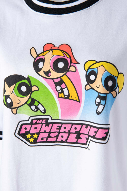 Card slide image -  CAMISETA DE LAS CHICAS SUPERPODEROSAS BLANCA PARA MUJER