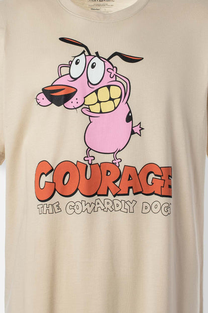  CAMISETA DE CORAJE MANGA CORTA CAQUI PARA HOMBRE