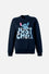 BUZO DE STITCH AZUL OSCURO DE DISEÑO CERRADO PARA MUJER