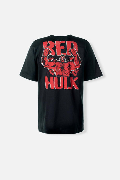  CAMISETA DE MARVEL MANGA CORTA NEGRA PARA HOMBRE