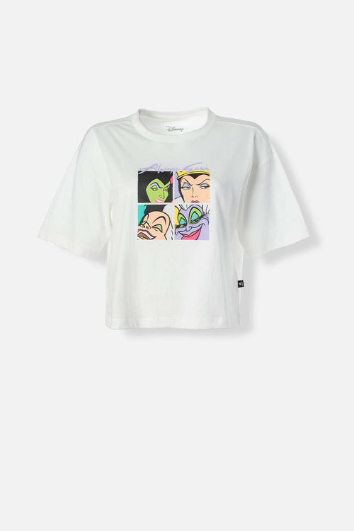 Card slide image -  CAMISETA VILLANAS DISNEY MARFIL BOXY FIT PARA MUJER