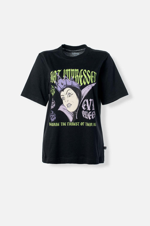 Card slide image -  CAMISETA VILLANAS DISNEY NEGRA ESTAMPADA PARA MUJER