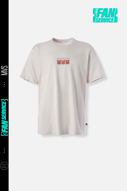  CAMISETA DE LOS SIMPSON MAGA CORTA GRIS NIEBLA PARA HOMBRE