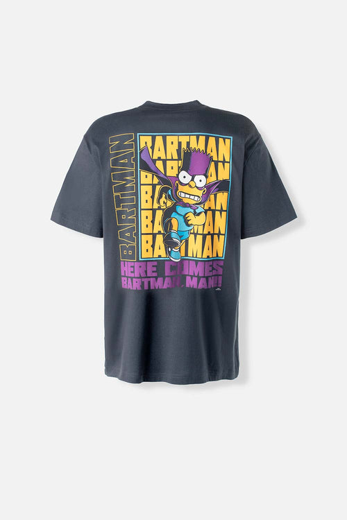 Card slide image -  CAMISETA DE LOS SIMPSON MANGA CORTA GRIS GRAFITO PARA HOMBRE