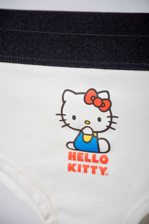 Card slide image -  PACK X2 PANTIES DE HELLO KITTY BLANCO Y NEGRO PARA MUJER