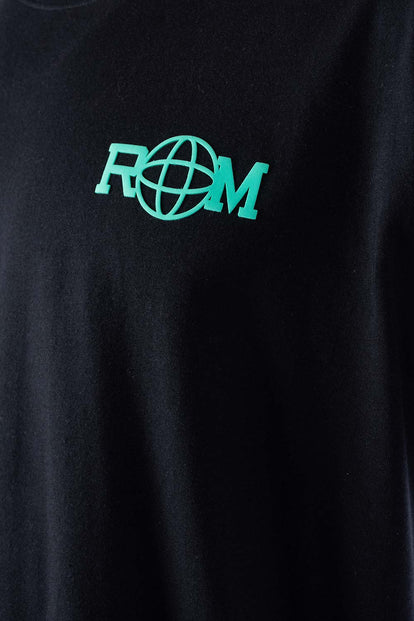 CAMISETA DE RICK AND MORTY NEGRA CUELLO REDONDO PARA HOMBRE