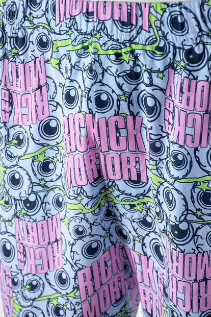  PIJAMA DE RICK Y MORTY DE PANTALÓN CORTO MULTICOLOR PARA HOMBRE