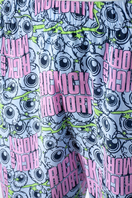 Card slide image -  PIJAMA DE RICK Y MORTY DE PANTALÓN CORTO MULTICOLOR PARA HOMBRE
