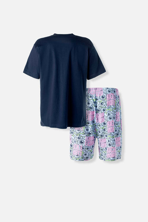 Card slide image -  PIJAMA DE RICK Y MORTY DE PANTALÓN CORTO MULTICOLOR PARA HOMBRE
