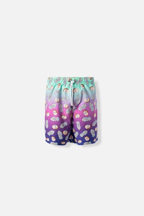 Card slide image -  PANTALONETA DE BAÑO DE RICK Y MORTY MULTICOLOR PARA HOMBRE