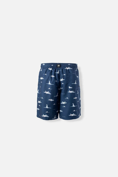  PANTALONETA DE BAÑO DE LOS SIMPSON CON CORDÓN AZUL PARA HOMBRE