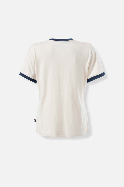  CAMISETA DE SNOOPY MANGA CORTA COLOR ALMENDRA PARA MUJER