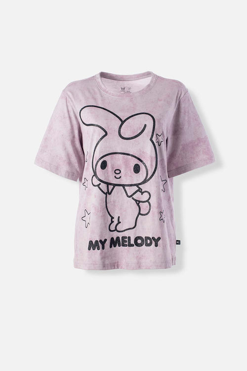 Card slide image -  CAMISETA DE MY MELODY & KUROMI REGULAR FIT PARA MUJER