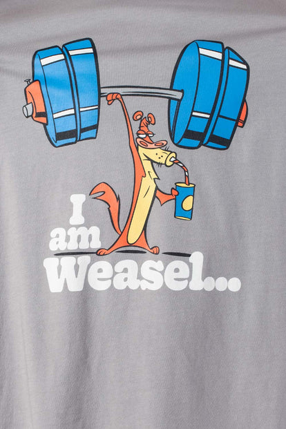  CAMISETA DE SOY LA COMADREJA GRIS MANGA CORTA PARA HOMBRE