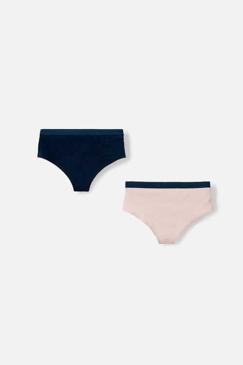 Card slide image -  PACK X2 PANTIES DE SNOOPY AZUL Y ROSADO PARA MUJER