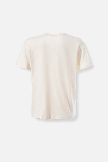  CAMISETA DE FRIENDS MANGA CORTA COLOR ALMENDRA PARA MUJER