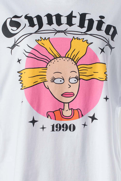  CAMISETA DE CYNTHIA OVERSIZE FIT PARA MUJER