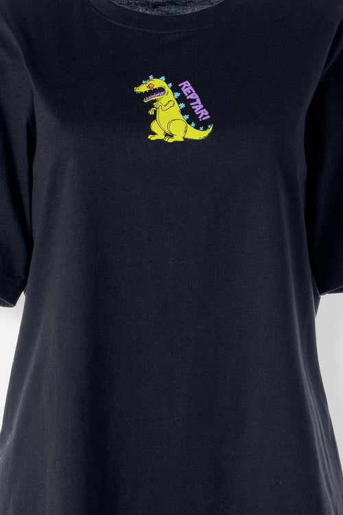 Card slide image -  CAMISETA RUGRATS MANGA CORTA NEGRA PARA MUJER