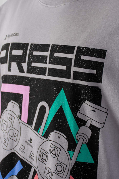  CAMISETA DE PLAY STATION REGULAR FIT PARA HOMBRE