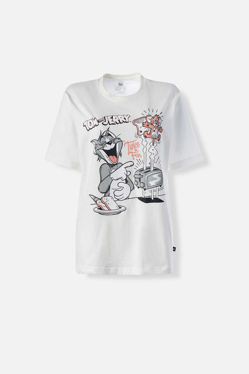 Card slide image -  CAMISETA DE TOM Y JERRY REGULAR FIT PARA MUJER