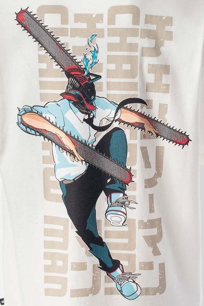  CAMISETA DE CHAINSAW MAN REGULAR FIT PARA HOMBRE