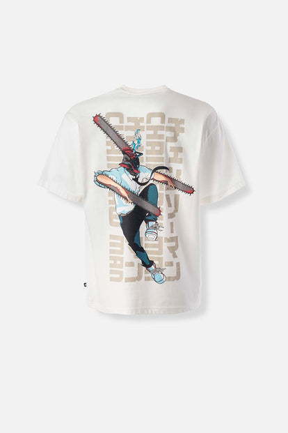  CAMISETA DE CHAINSAW MAN REGULAR FIT PARA HOMBRE