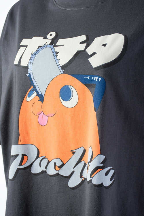 Card slide image -  CAMISETA DE POCHITA MANGA CORTA GRIS PARA MUJER