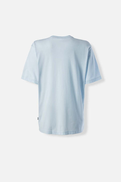  CAMISETA DE SNOOPY AZUL CLARA ESTAMPADA EN FRENTE PARA MUJER