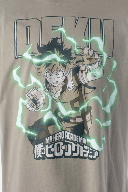  CAMISETA MY HERO ACADEMIA OVERSIZED FIT PARA HOMBRE