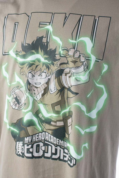  CAMISETA MY HERO ACADEMIA OVERSIZED FIT PARA HOMBRE