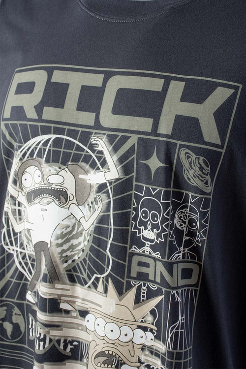 Card slide image -  CAMISETA DE RICK & MORTY OVERSIZED FIT PARA HOMBRE