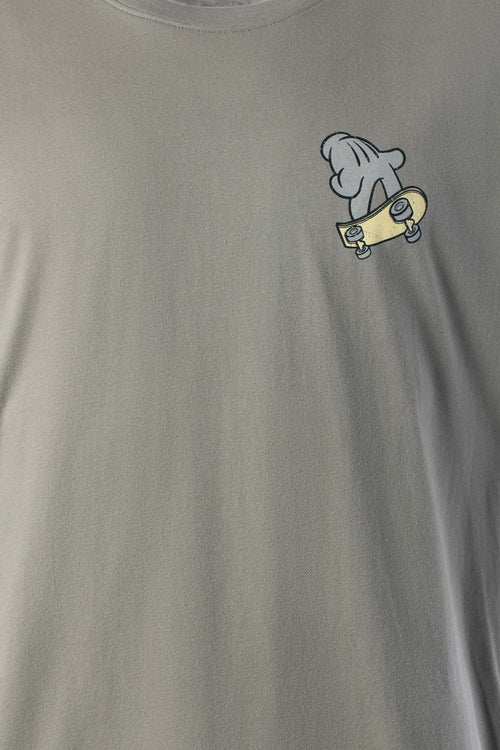 Card slide image -  CAMISETA DE MICKEY MOUSE MANGA CORTA VERDE OLIVA PARA HOMBRE