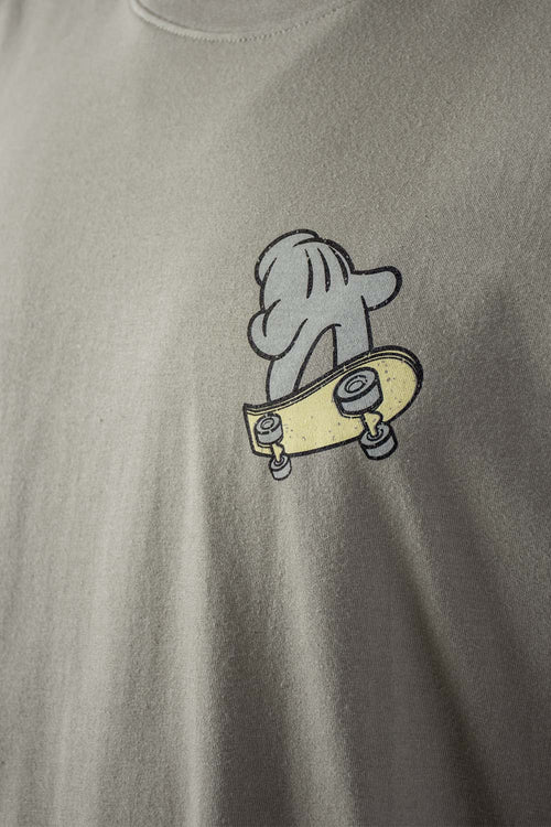 Card slide image -  CAMISETA DE MICKEY MOUSE MANGA CORTA VERDE OLIVA PARA HOMBRE