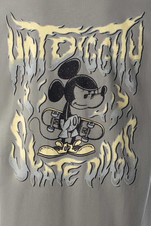 Card slide image -  CAMISETA DE MICKEY MOUSE MANGA CORTA VERDE OLIVA PARA HOMBRE