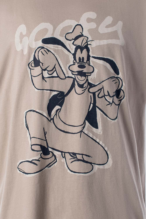 Card slide image -  CAMISETA DE GOOFY MANGA CORTA TAUPE PARA HOMBRE