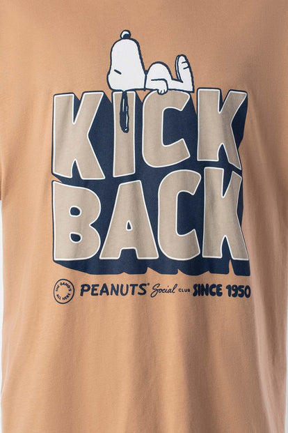  CAMISETA DE SNOOPY REGULAR FIT PARA HOMBRE