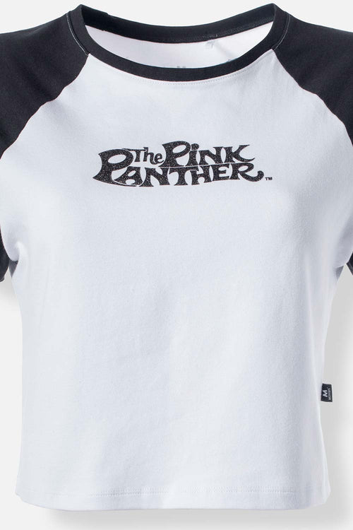 Card slide image -  CAMISETA DE PANTERA ROSA TIPO CROP TOP PARA MUJER