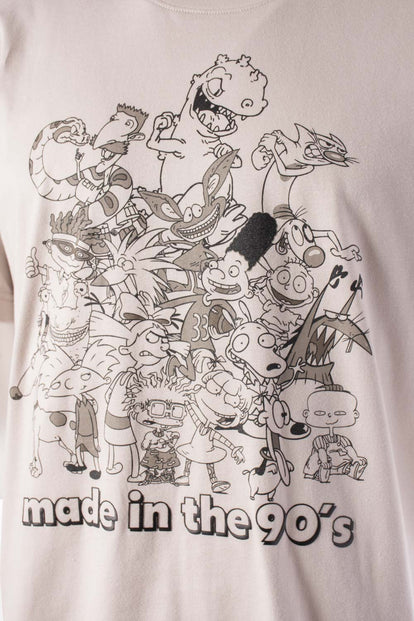  CAMISETA DE NICKELODEON REGULAR FIT PARA HOMBRE