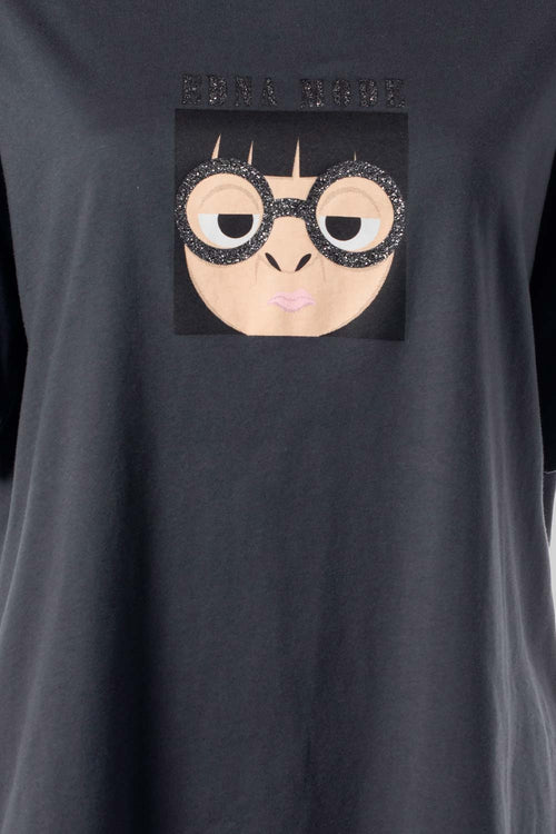 Card slide image -  CAMISETA DE EDNA MODA RELAX FIT PARA MUJER