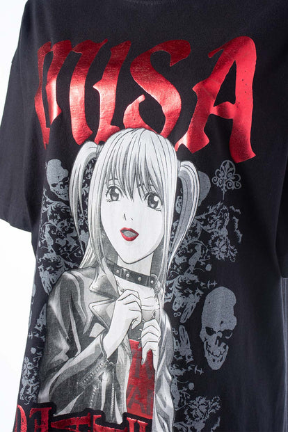  CAMISETA DE DEATH NOTE OVERSIZED FIT PARA MUJER